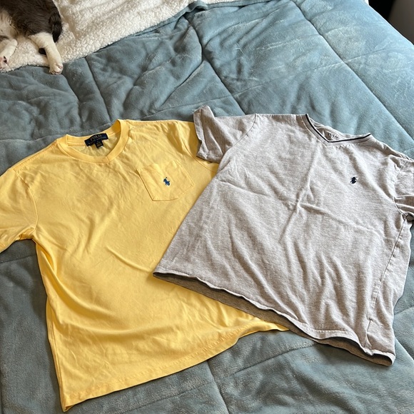 Lot of 2 boys Polo tee shirts. Size 10-12. - Picture 1 of 3